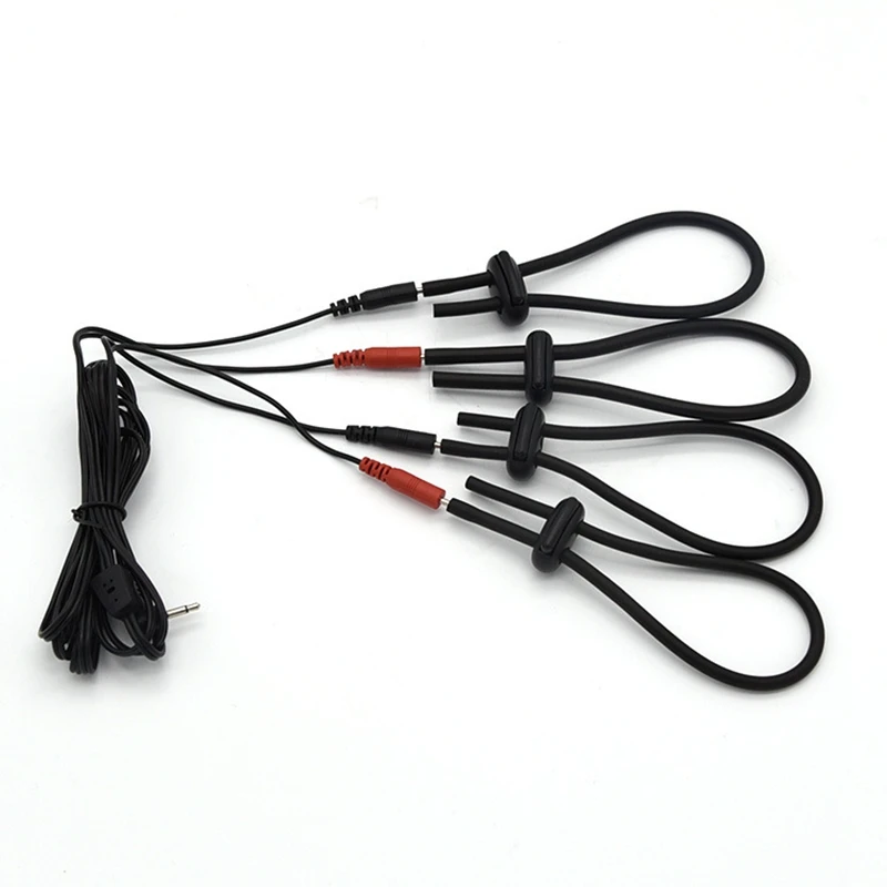  Electro Sex Kit Adjustable Electro Stimulation Cock Peins Ring Electric Shock Sex Toys For Men Elec