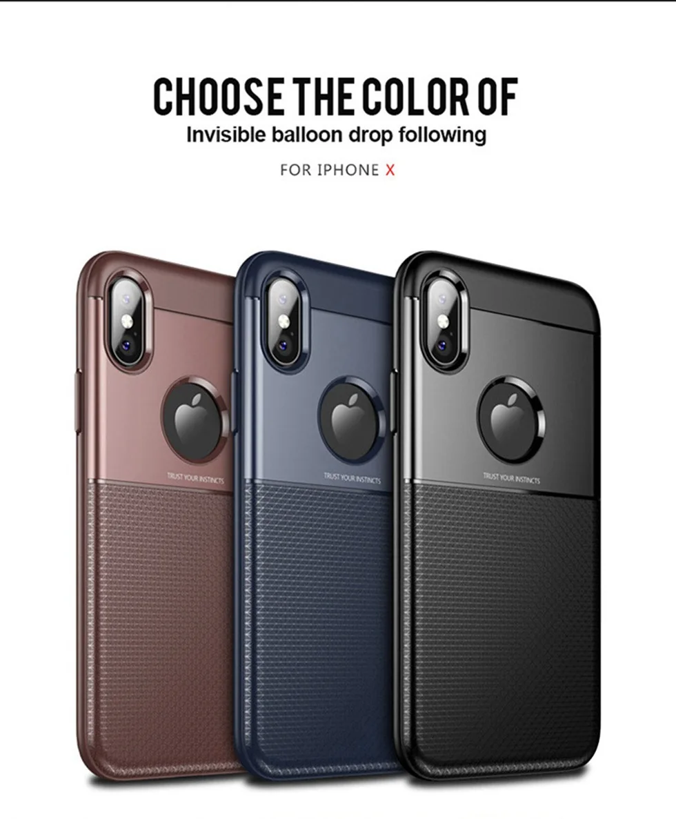Case for iPhone X Case Shockproof 360 Protection Soft Silicon iPhonex Cover Coque For iPhone 6 6s 7 Plus 8 Plus X 10 Case Luxury (2)