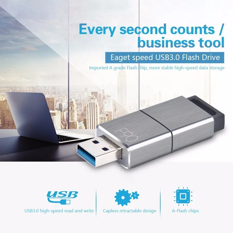 Eaget F90 USB3.0 флеш-накопитель 256 ГБ 128 Гб 64 ГБ 32 ГБ 16 ГБ флеш-накопитель водостойкий флеш-накопитель карта памяти USB