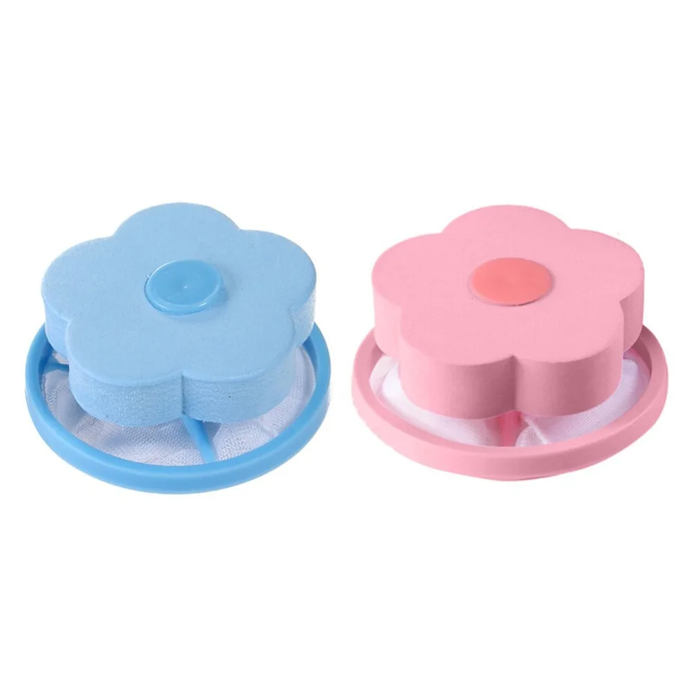 

1pcs Washing Machine Floating Filter Flower Shape Washing Machine Hair Removal Clean Net Bag Washing Machine Floating Filter