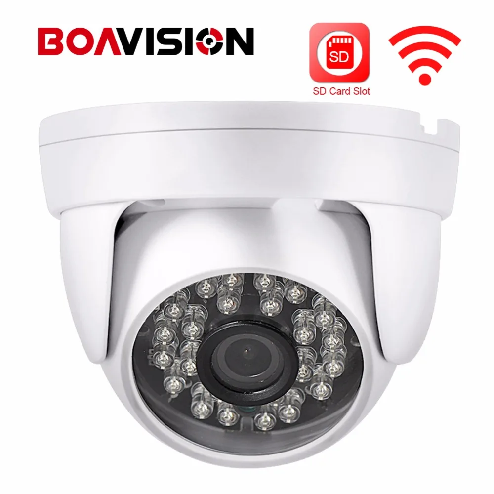 BOAVISION 720P 960P IP WIFI Camera 1080P IR 20M Night Vision 3.6mm Lens 1.0MP 2MP Dome Security CCTV Wireless Camera P2P CamHi camera : image BOAVISION 720P 960P IP WIFI Camera 1080P IR 20M Night Vision 3.6mm Lens 1.0MP 2MP Dome Security CCTV Wireless Camera P2P CamHi camera