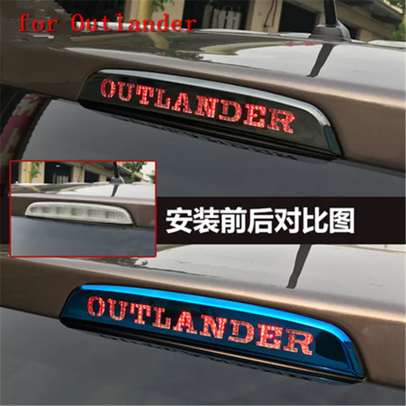 

External tail car rear brake light with high brake light trim Car accessories For Mitsubishi Outlander 2016 -2018 Car-styling