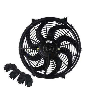 

10 12 14 inch Universal Curved Blade Radiator Fan Car Electric Radiator Accessory Radiator Fan Car Auto Cooling Accessories