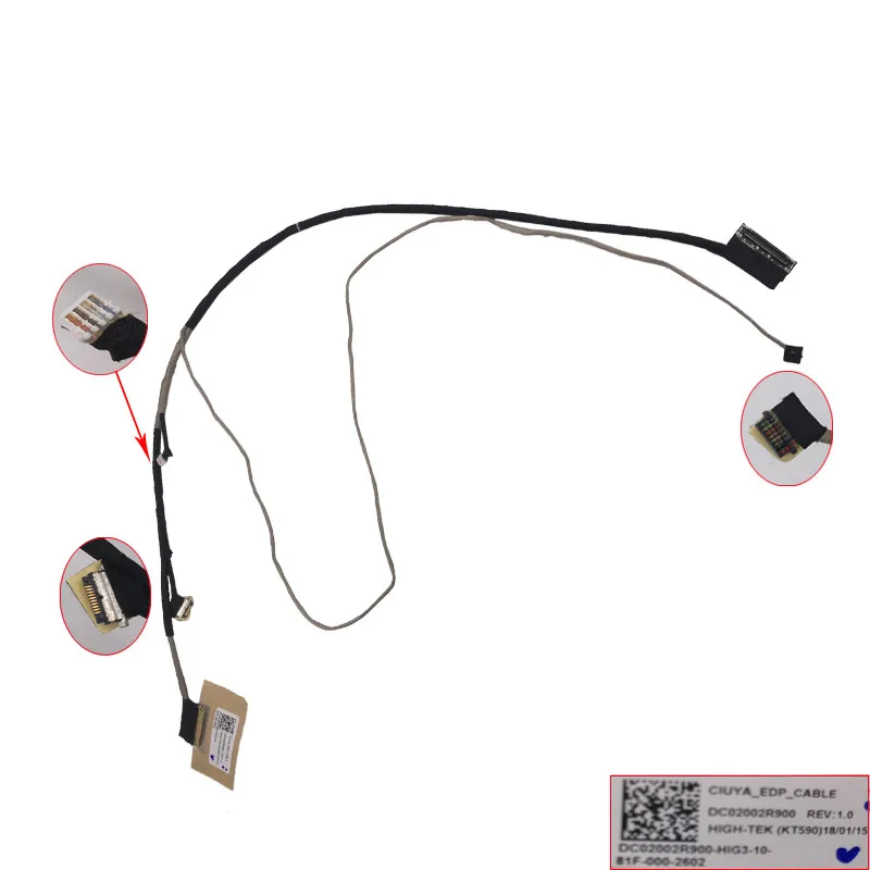 Новый кабель для ноутбука Lenovo IDEAPAD FLEX 5-1470 yoga 520 520-14 PN: DC02002R900 экран LVDS разъем |