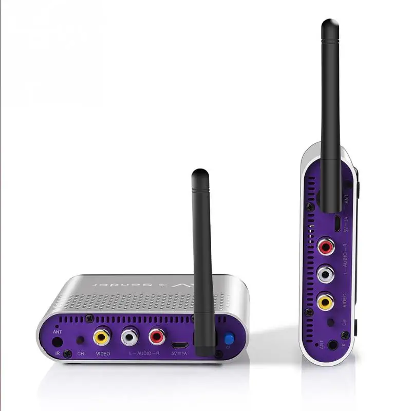 

8 groups Channels 2.4 GHz Wireless Video Transmitter And Receiver With IR Remote RCA-220