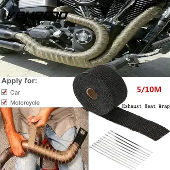 

Heat Exhaust 10m Reflective Insulation Kit Refit Design Pipe Heat Shield Thermo Turbo Wrap Tape For Car Truck Intake Intercooler