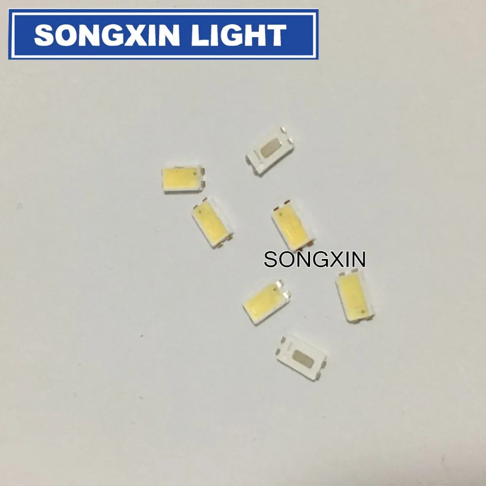 

200pcs FOR SAMSUNG High Power 5630 LED PLCC-4 Television Backlit Super Bright Diode SMD 5630 LCD 0.5W 3V Cool White TV Backlight
