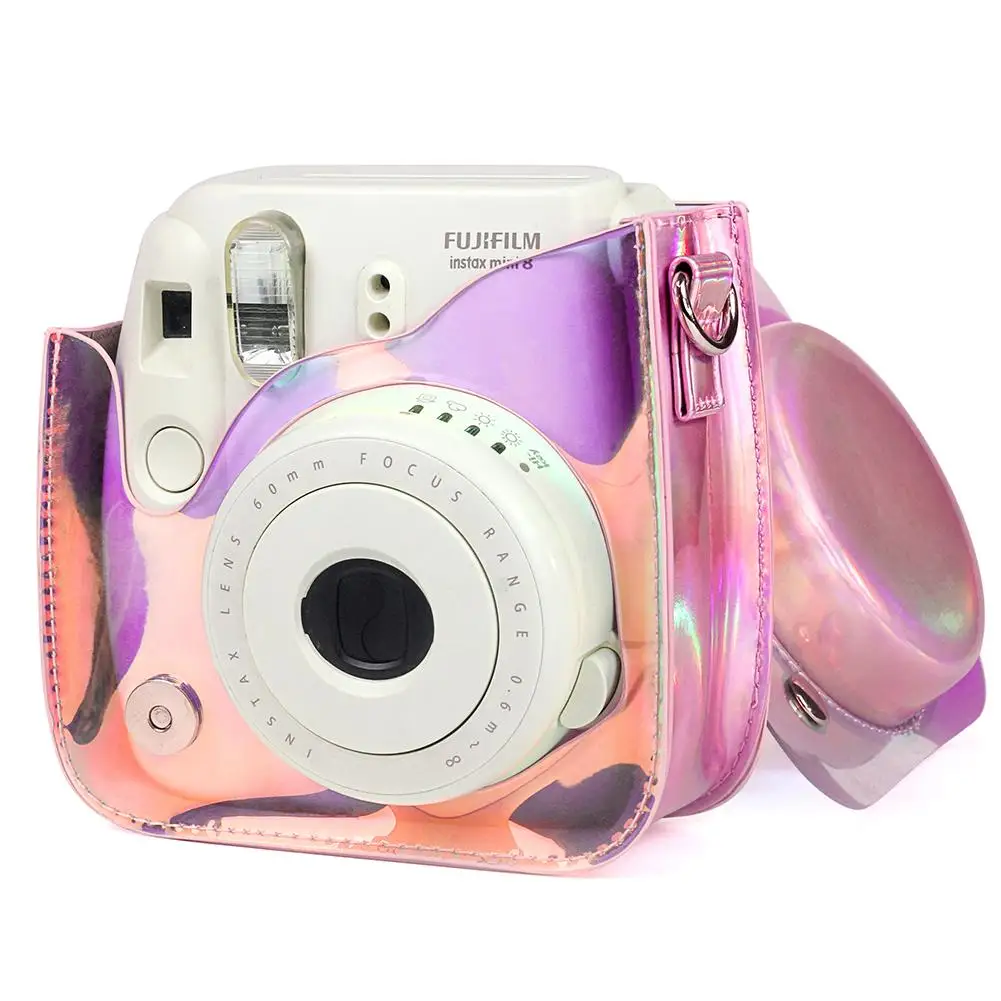 Fuji Fujifilm Instax Mini 9 Mini 8 сумка для камеры из искусственной кожи Аксессуары для мгновенной камеры сумка на плечо защитный чехол с ремешком