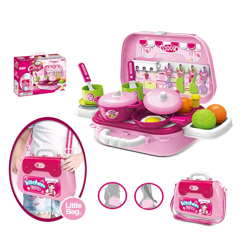 Educational Toys For Children Kitchen Little Kitchenware Shoulder Bag Kids Mini Playset Dollhouse Children Toys 40MY08 Educational Toys For Children Kitchen Little Kitchenware Shoulder Bag Kids Mini Playset Dollhouse Children Toys 40MY08