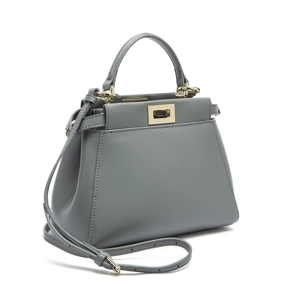 

Women Messenger Bags Peekaboo BagHandbags 2017 Luxury Designer Genuine Leather High Quality Leg Shoulder Bag Crossbody Tote Sac
