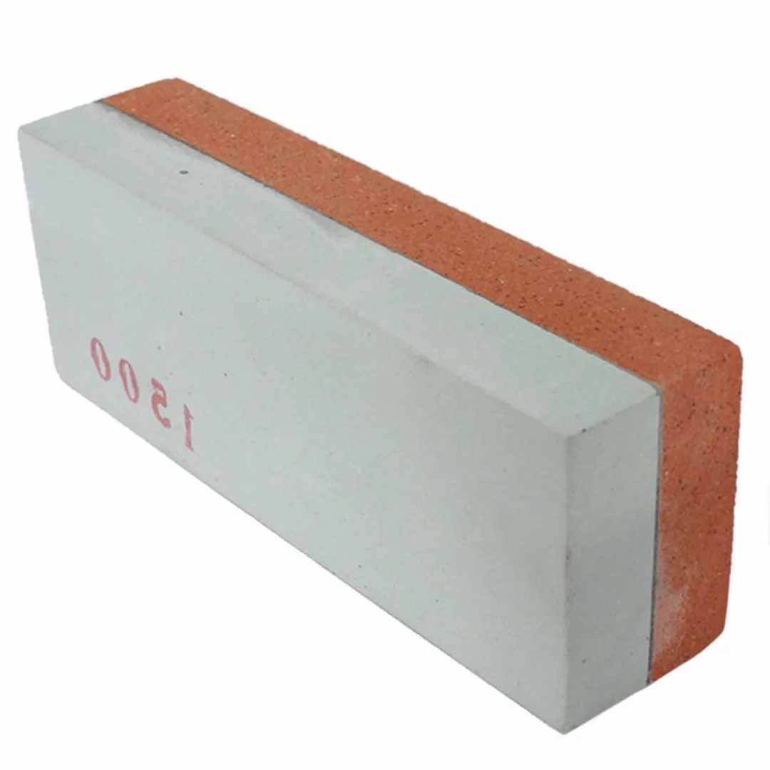 400#+1500# Kitchen Double Sided Sharpening Sharpener Wet Stone Razor Whetstone 10x35x25mm
