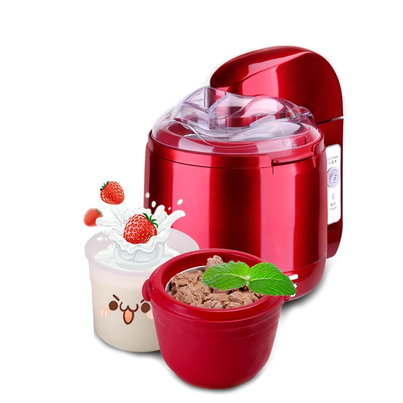 

Ice Maker Machine Retro Style Icecream Machine 2 In 1 Yogurt Maker Multifunction Banana Strawberry Fruit Ice Cream Maker 220V