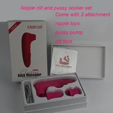 G spot Sucker set Oral Sex Licking Vibrating Tongue Sex Toys for Women, Female Nipple Sucking Clitoral Stimulator Clit Sucker