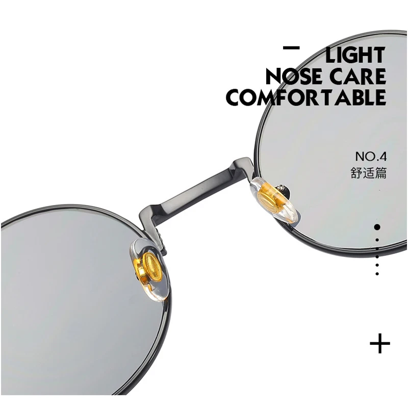 Классные мужские солнцезащитные очки в стиле стимпанк классическая круглая металлическая оправа мужские винтажные Ретро Черные солнцезащитные очки Oculos De Sol аксессуары 7768X