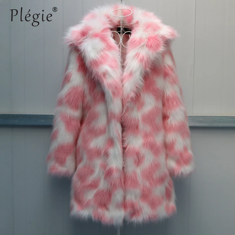 Plegie Hoge Kwaliteit Faux Fur Jas Vrouwen 2018 Winter Dikke Luxe Faux Vos Warme Uitloper Roze Groen 6XL Faux Fur jas Lange Jassen Plegie Hoge Kwaliteit Faux Fur Jas Vrouwen 2018 Winter Dikke Luxe Faux Vos Warme Uitloper Roze Groen 6XL Faux Fur jas Lange Jassen