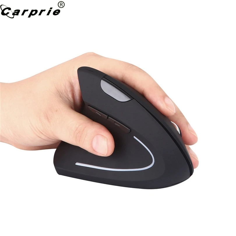 Беспроводная игровая мышь CARPRIE 2 4G оптическая с левой стороны 6D 1600DPI геймерская