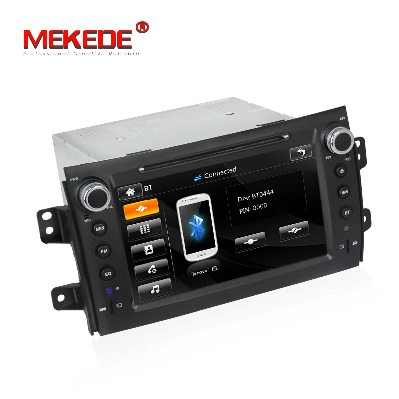 Excellent MEKEDE 2DIN Two Din 8 Inch  Car DVD For SUZUKI SX4 Mp3 Audio DVD Navigation GPS SX4 for Suzuki stereo ,GPS,Radio,BT,DVD+16G map 4