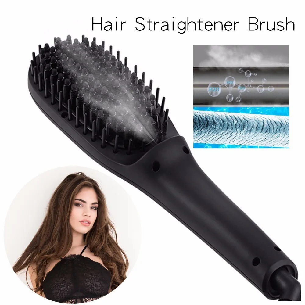 

Hot sale Hair Brush Fast Hair Straightener Comb hair Electric brush comb Irons Auto Straight Hair Comb brush