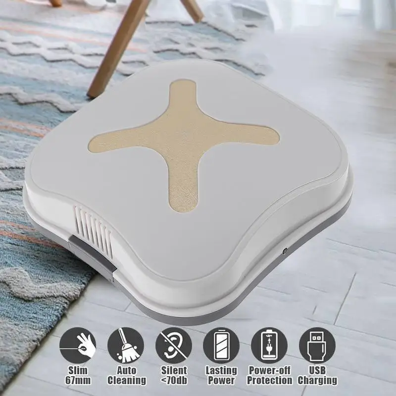 

Rechargeable Auto Cleaning Robot Smart Sweeping Robot Floor Dirt Dust Hair Automatic Cleaner For Home Electric Vacuum Cleaners
