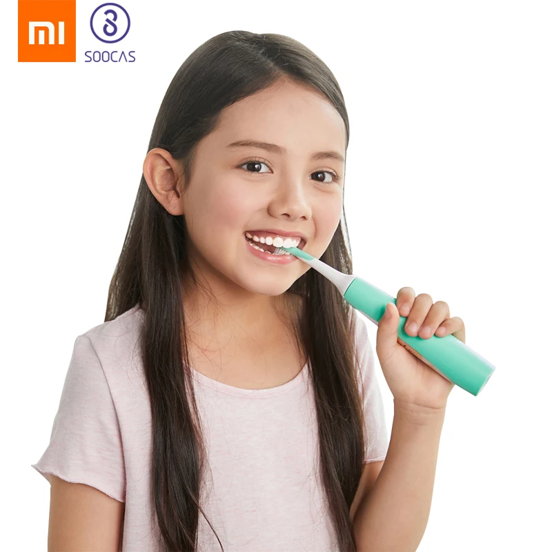 

Xiaomi Mijia SOOCAS C1 Cute Waterproof Sonic Electric Toothbrush Kids Rechargeable Ultrasonic Toothbrush Dental Care Tooth Brush