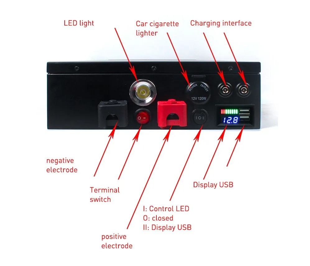 12V аккумуляторная батарея LiFePo4 высокой емкости RV фосфат 14 6 V 60AH 120ah с BMS отправить