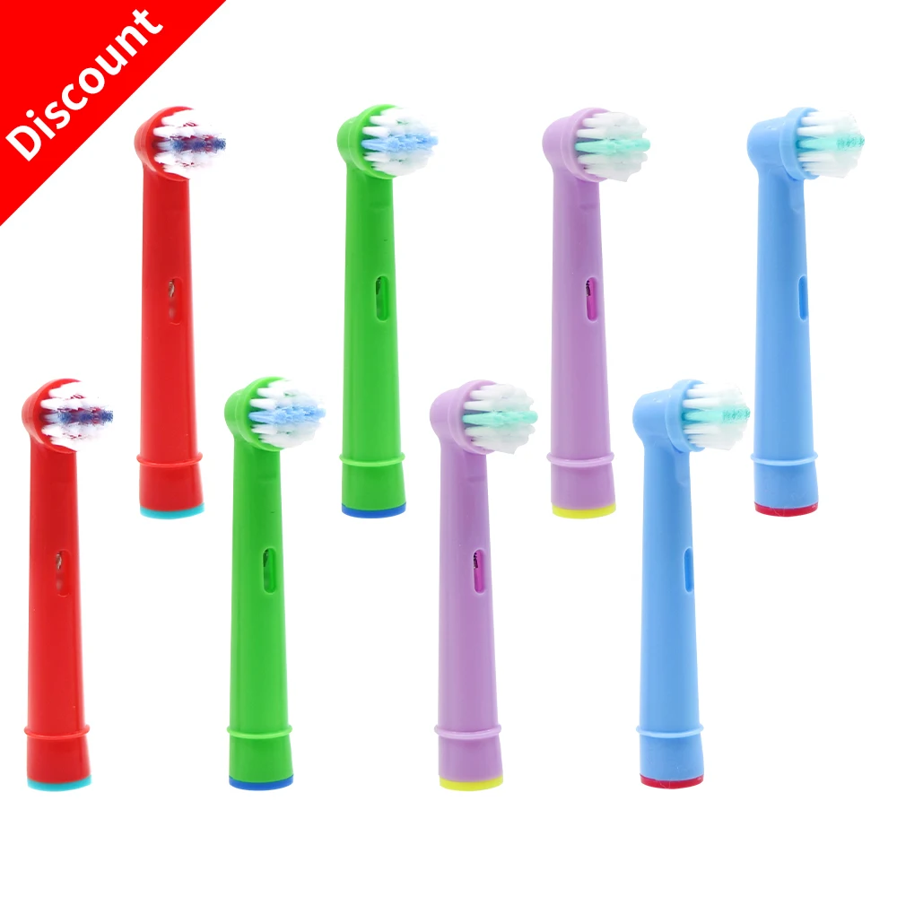 4pcs replacement kids children tooth brush heads for oral b electric toothbrush fit advance power 3d excel triumph pro healt Kids Children Tooth Brush Heads For Oral-B Electric Toothbrush Fit Advance Power/Pro Health/Triumph/3D Excel D19 OC18 D811 D9525