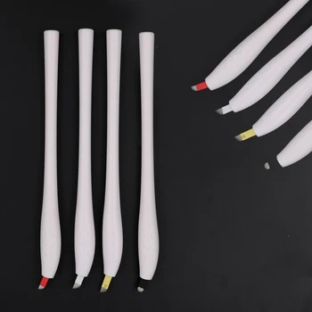 

20Pc Original Disposable Microblading Pen With 7/12/14/17/18U Pin Needle Manual Eyebrow Tattoo Needle Tool in Expiry date/Lot/NO