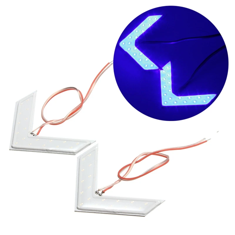 2x17 SMD Автомобильный светодиодный поворотник COB со стрелками светильник скрытия