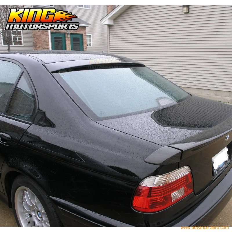 Для 1996-2003 BMW E39 5 серии AC оконный спойлер на крышу крыло окрашенный матовый черный США Внутренний