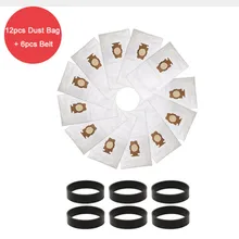 Лидер продаж, новинка, 18 шт., мешок для пыли и черный круг, пылесос, часть для Кирби сентрия 204808/204811, универсальная F/T серия G10, G10E