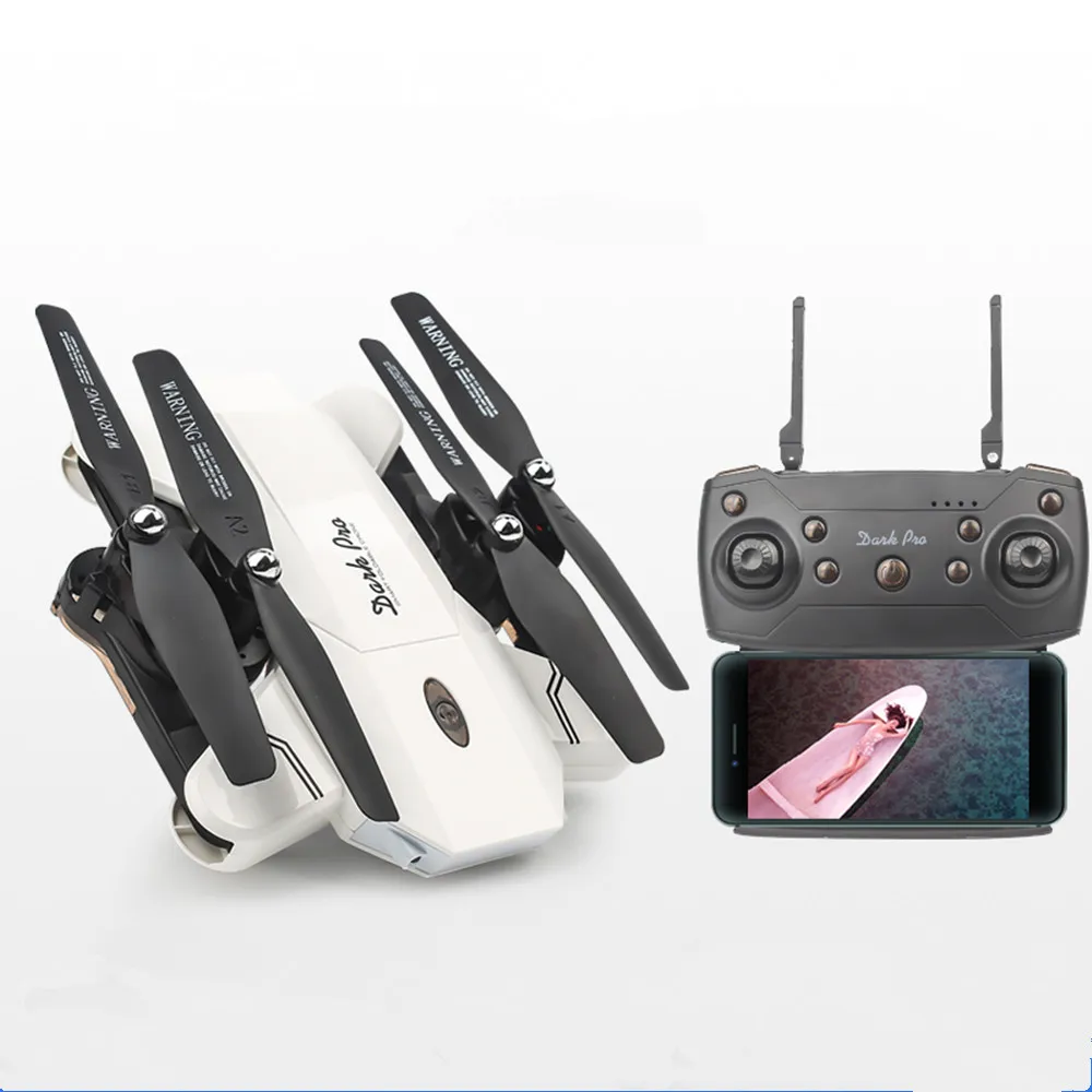 

Foldable 2.4G RC Drone RC Quadcopters 720P Optical Wifi FPV Dual Camera Altitude Hovering Return Gesture Shoot Picture Videos