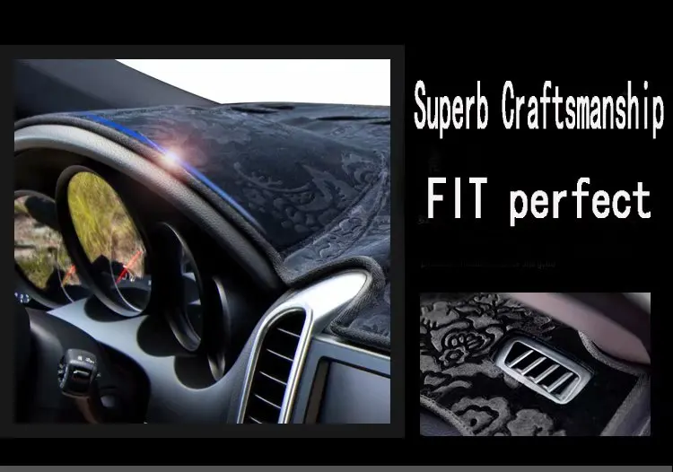Фланелевые коврики для приборной панели Mercedes Benz A Class W169 A160 A150 2004 2012|Автомобильные