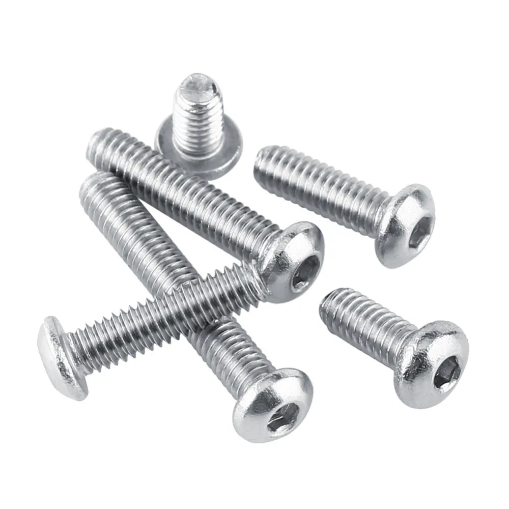 180pcs M2.5 Stainless Steel SS304 Pan Head Hex Socket Screws Assortment