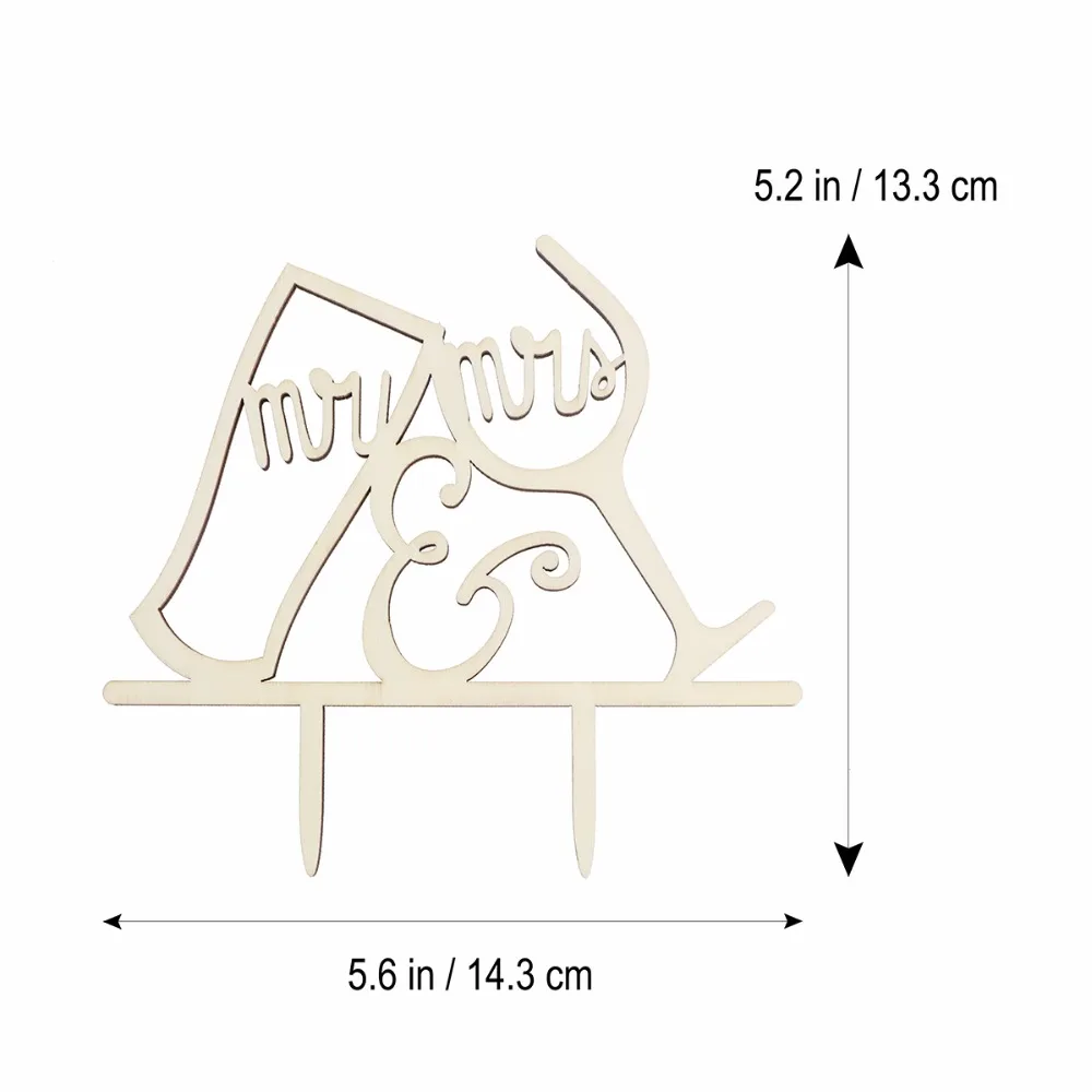 MR& Mrs деревенский Свадебный Топпер для торта обручение деревянный Топпер для торта деревянные буквы украшения для торта Подарки Сувениры принадлежности