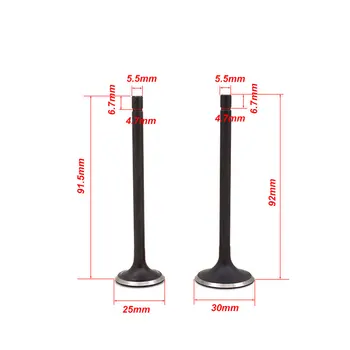 

Motorcycle Engine Valve Intake Exhaust Stem Valve For HONDA CG150 CG 150 150cc Engine Spare Parts