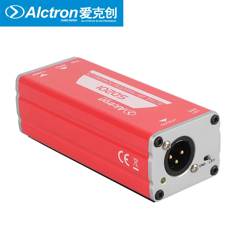 Профессиональная пассивная коробка Alctron SD201 для записи гитары и выступлений
