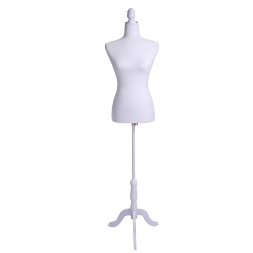 

Half-Length Foam & Brushed Fabric Coating Lady Model For Clothing Display White Women Models Half-length Lady Model