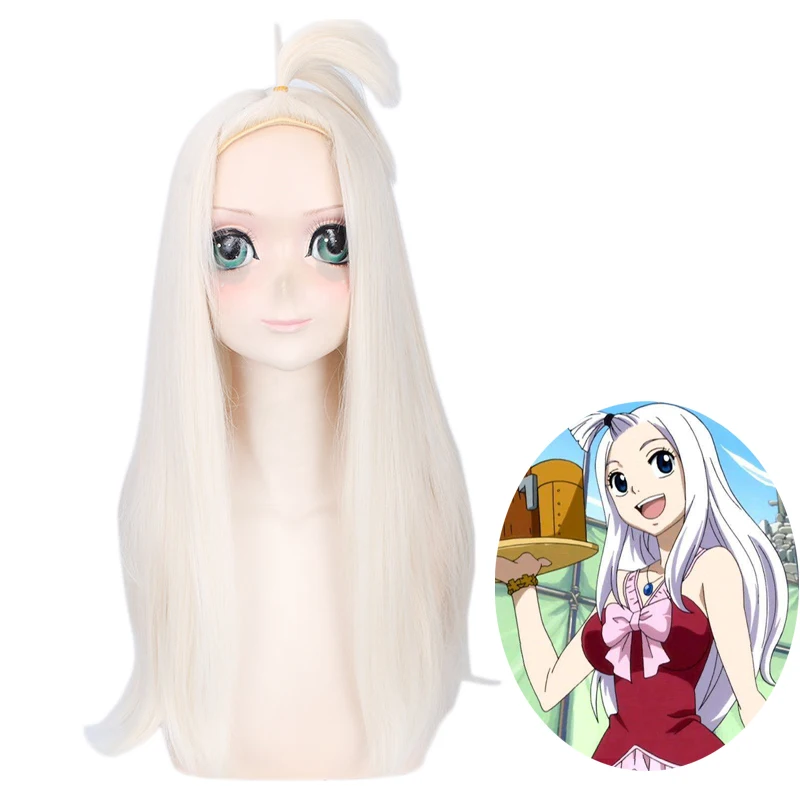 

Anime Fairy Tail Mirajane Strauss Wig Cosplay Costume Women Heat Resistant Synthetic Hair Halloween Party Role Play Wigs