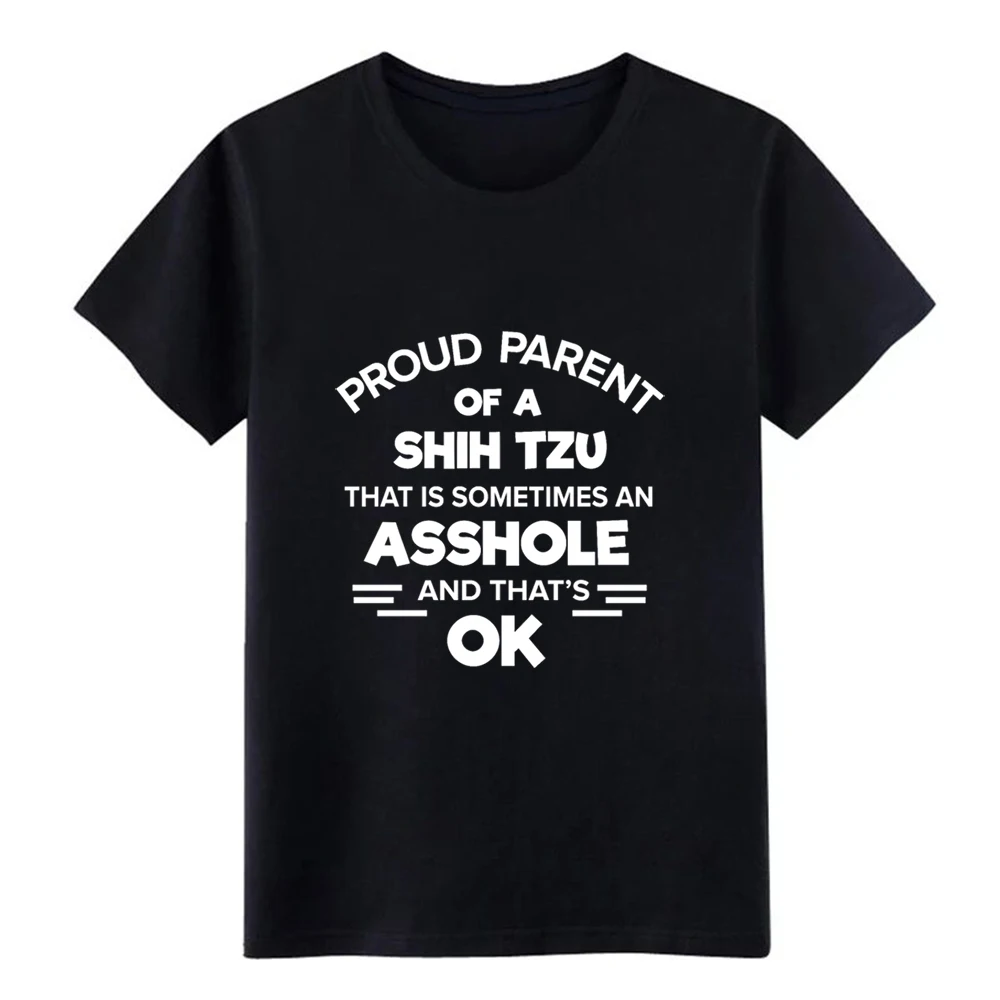 Мужская футболка с принтом собаки Shih Tzu Sarcastic Quote 100% хлопок плюс Размер 3xl одежда