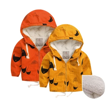 

high quality Children for jacket Coat Cotton-Padded cartoon printing boy kid windbreaker Children winter Jacket boy Clothes