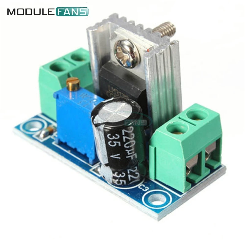 

LM317 DC Linear Converter Buck Step Down Low Ripple Board Power Supply Adjustable Linear Regulator Drive Module