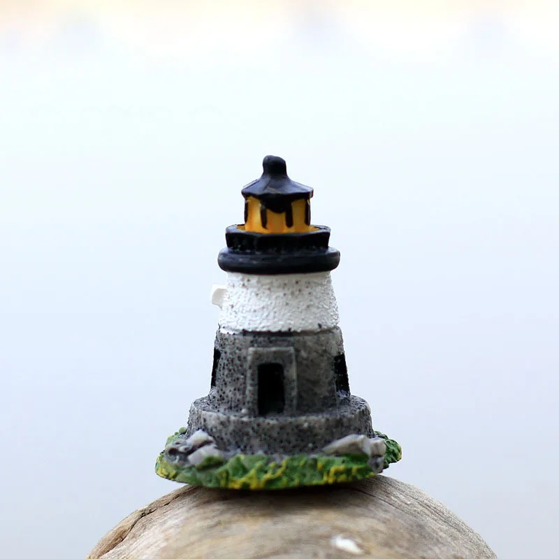 Lighthouse European Castle Miniature Fairy Garden 