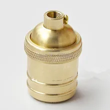 Сертификат независимого Испытательного и сертификационного центра "Лаборатория андеррайтеров" 58 мм длиной E26/E27 из чистой меди светодиодный ламповый Цоколь для люстры гирлянда самоблокирующийся E27 держатель лампы