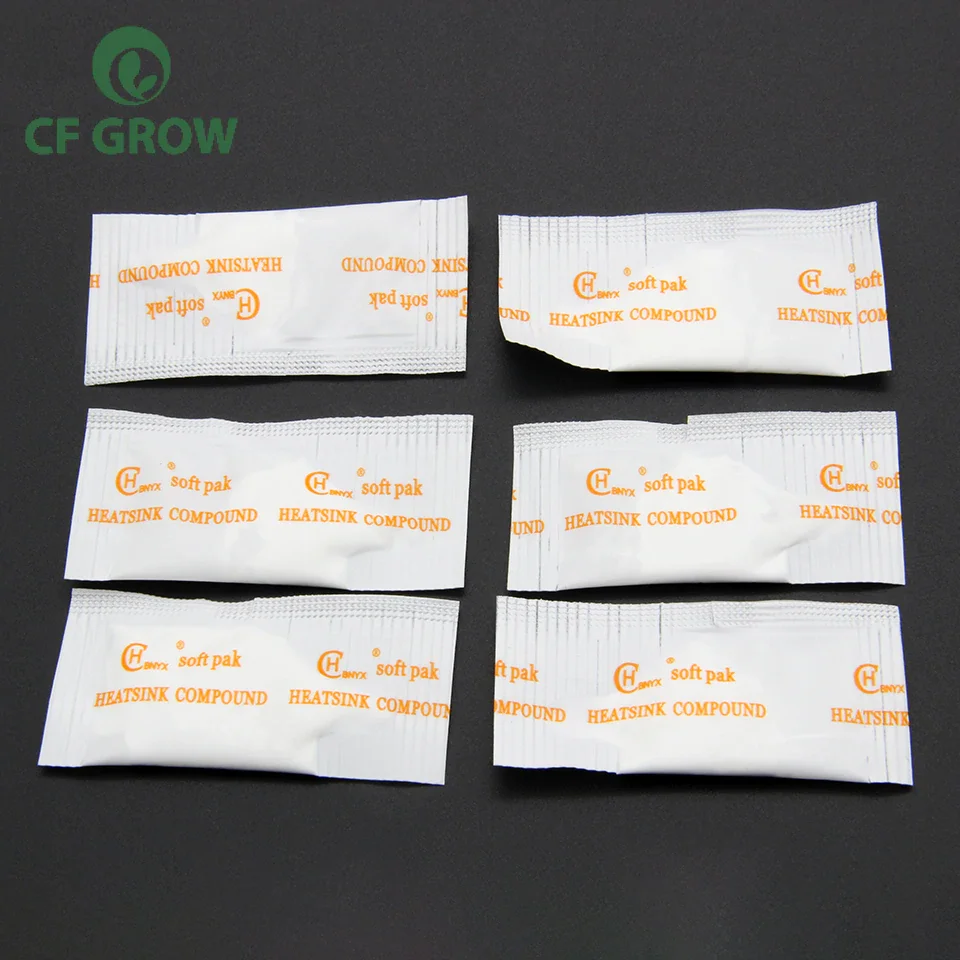 

6pcs 1g Thermal Conductive Heatsink Plaster Viscous Adhesive Compound for Chip CPU GPU RAM LED IC Cooler LED Radiator Cooling