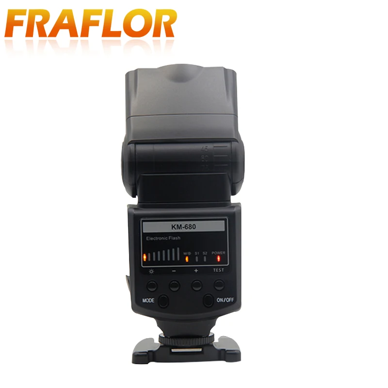 270 Degrees Rotation LCD Flash Speedlite Light Mode M/S1/S2 for Standard Hot Shoe for Canon Nikon Sony 5800K Color Temperature