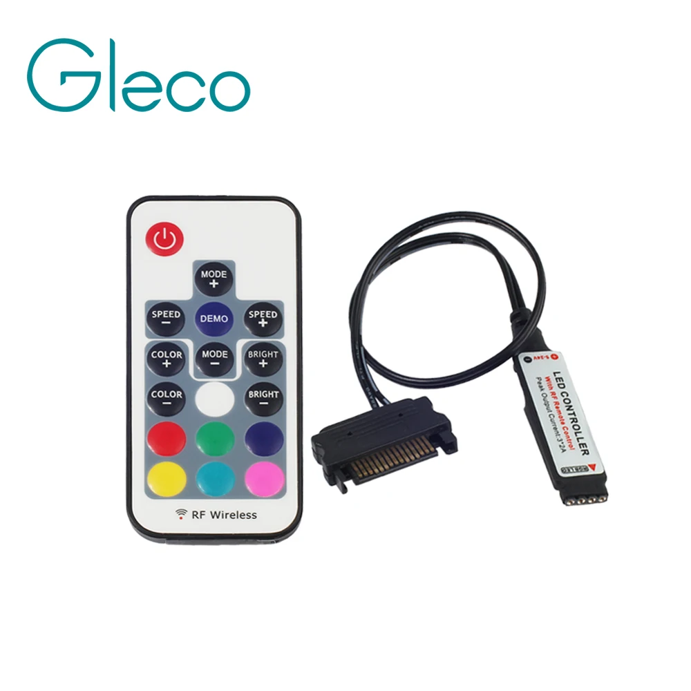 Buy DC12V SATA RGB controller PC Computer Case SATA