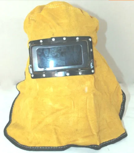 Кожаная электросварочная сварочная Рабочая капот шлем маска с фильтрующим объективом