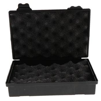 

Black Plastic Tool Box For Watch Repair Tool Storage Case Home Organizer