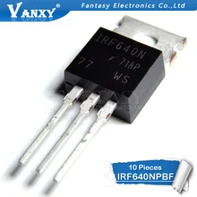 10 шт. IRF640NPBF TO220 IRF640N TO-220 IRF640 мощность MOSFET новое и оригинальное