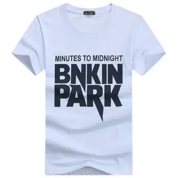 

O-Neck Summer Tops For Women 2020 Linkin Park Letters Printed Tshirt Korean Style Couple Clothes Plus Size Women Tee Shirt 5XL